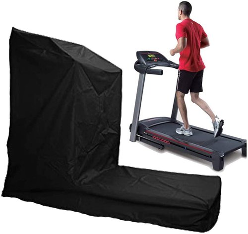 UCARE Treadmill Cover Outdoor Running Machine Dustproof Waterproof Cover Black Home Gym Treadmill Waterproof Protection Covers for Non-Folding & Folding Treadmills (S: 64.3x29.6x43in /165x76x110cm)
