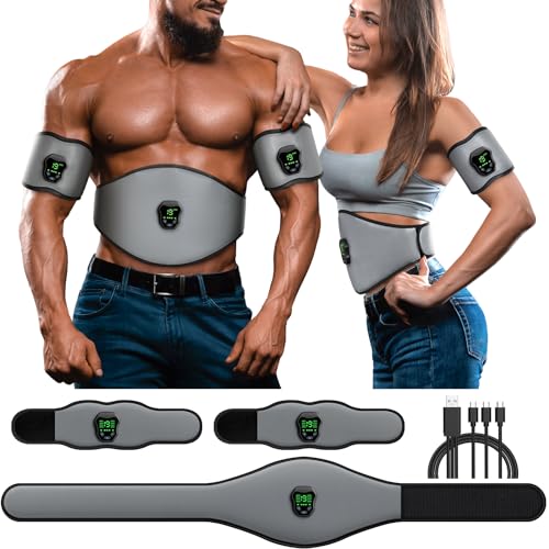 NEWPINE Muscle Stimulator Belt for Fitness & Body Shaping - Portable & Easy to Use