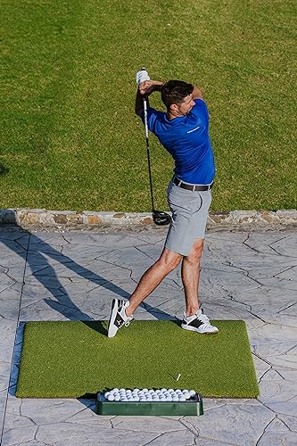 Commercial Golf Ball Tray for Indoor & Range Practice, Heavy Duty Plastic Organizer