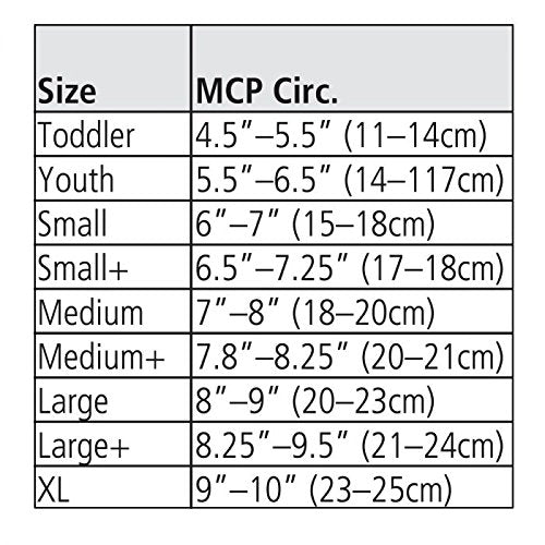 North Coast Medical Comfort Cool CMC Restriction Splint, Left, Small Plus, Black