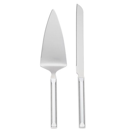 Kate Spade New York Key Court Dessert Server Set, 1.00 LB, Metallic