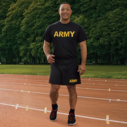 Rothco Army PT Shorts - XX-Large Black Tactical Workout Shorts