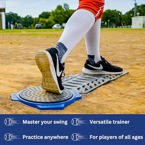 Baseball & Softball Power Batting System with Stride Plate Extension Bundle