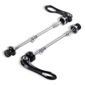 CNC Bike Quick Release Skewer Front & Rear Wheel Axle for Road Bike Wheel Hub.Black