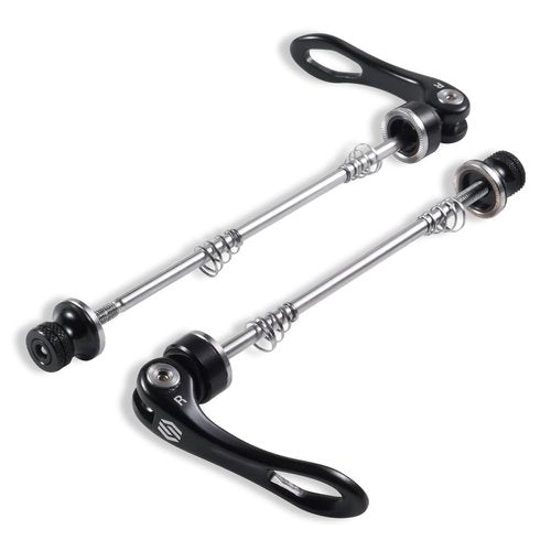 CNC Bike Quick Release Skewer Front & Rear Wheel Axle for Road Bike Wheel Hub.Black