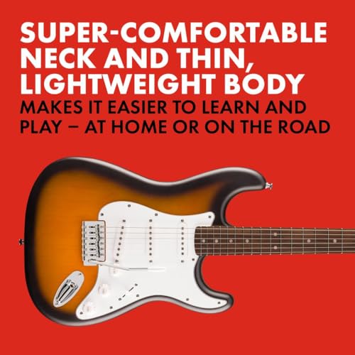 Fender Squier Debut Series Electric Guitar 2-Color Sunburst for Beginners