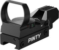PINTY Red Dot Sight - Reflex Sight with Red/Green Dot & Multiple Reticles for Pistol/Rifle