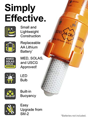 Self-Igniting Lifebuoy Marker Light - Emergency Marine Safety Light