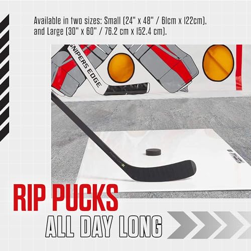 Hockey Shooting Pad 24 x 48-Inch Practice Ice Surface for Shooting and Stickhandling