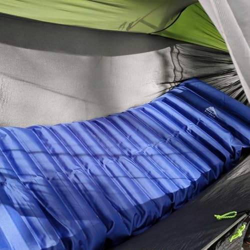Rivenlo Camping Hammock Tent with Mosquito Net & Rainfly - Dark Green, 3-in-1 Waterproof Portable Sleep System