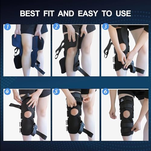 XX-Large Hinged Knee Brace for Meniscus Tear Support - Upgrade Version