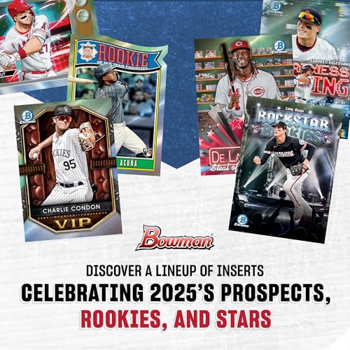 2025 Bowman Baseball Card Value Box | MLB Rookie & Prospect Set