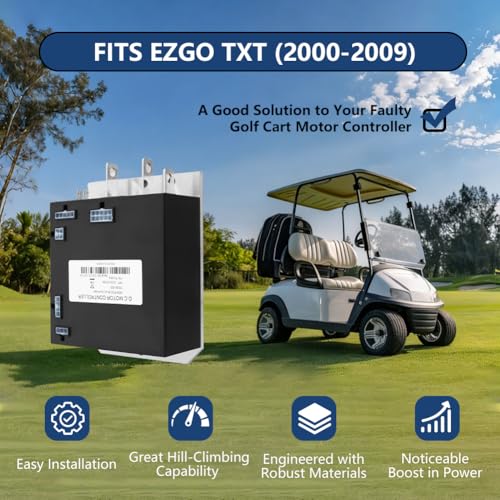 Golf Cart Controller 36V 350A for EZGO TXT 2000-2009 - Black