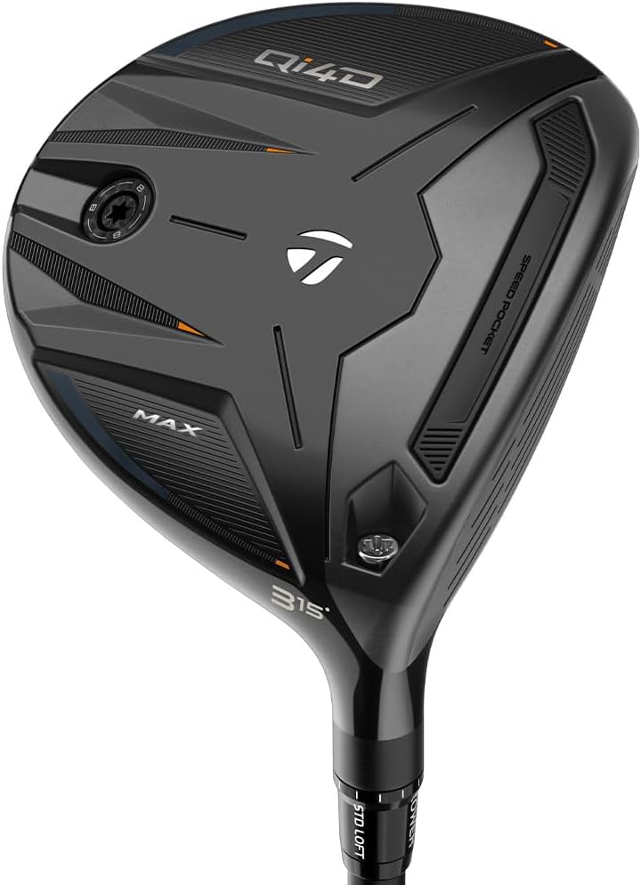 TaylorMade Qi4D Max Fairway Wood - Men's High-Performance Golf Club for Enhanced Distance