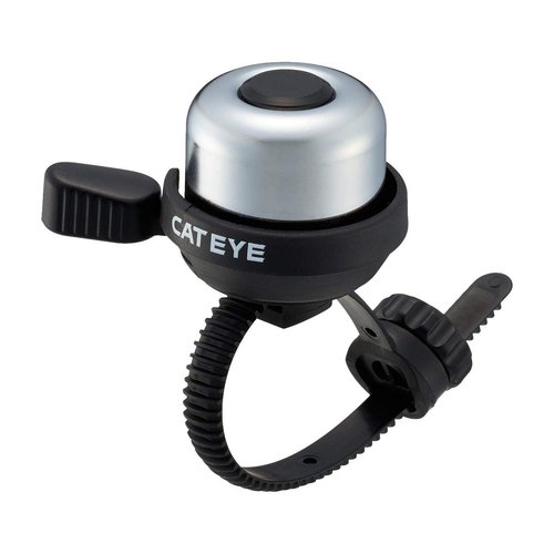 CATEYE PB-1100P Wind Bell – Colorful Brass Bike Bell, Youth Cycling Safety, Tool-Less FlexTight™ Mount Fits Road, MTB, Kids Bicycles, Loud 60 Decibel Ring Sound
