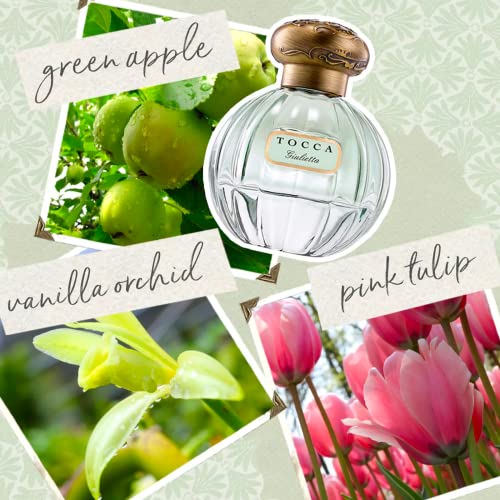 Tocca Giulietta Women's Perfume 1.7oz - Floral Fragrance with Pink Tulips & Green Apples