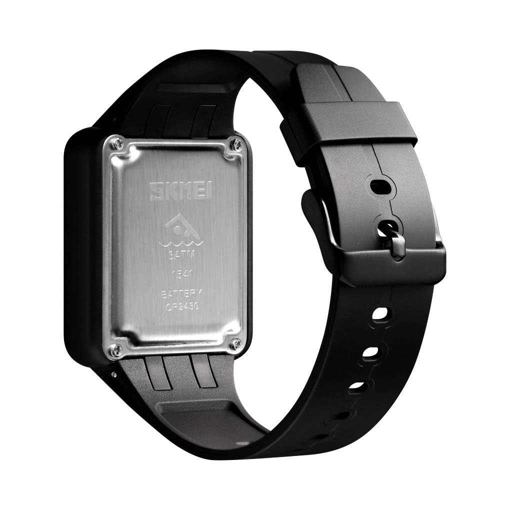 Gosasa Large Face LED Digital Watch Date Time 3Bar Waterproof Men Women Sports Watches(Black)