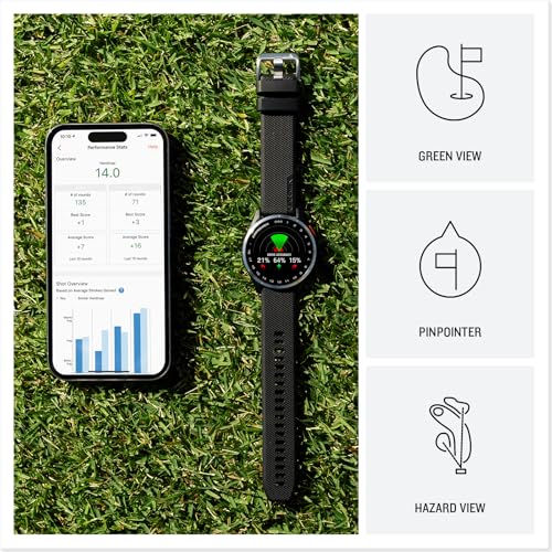 Golf GPS Smartwatch Garmin Approach S44 Black / S44