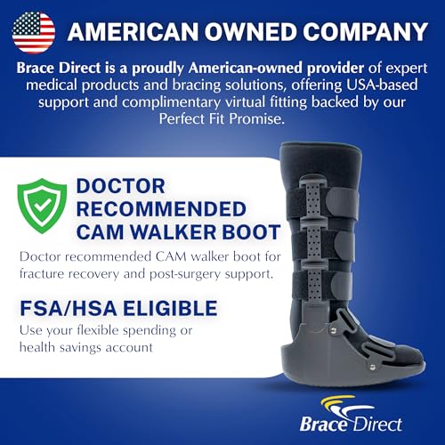 Brace Direct Tall CAM Walking Boot M - Orthopedic Foot & Ankle Support