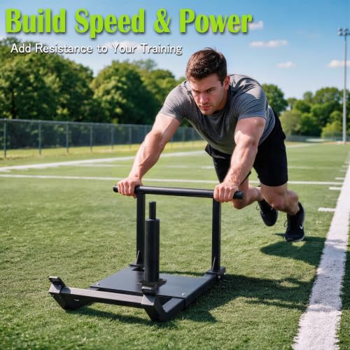 GanFindX Weight Sled, Workout Sled for Athletic Fitness Strength