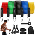 5-Level Resistance Bands with Handles for Full-Body Workout, Portable Fitness Set