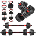60LBS Adjustable Dumbbell Set - 5-in-1 Space-Saving Home Gym Equipment