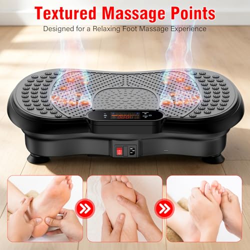 Vibration Plate for Lymphatic Drainage & Weight Loss - Adjustable Speeds