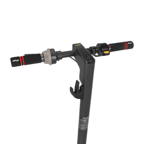 Lesetrker E-Scooter Metal Front Hooks,Head Hooks for Ninebot Scooters with Screws and Tool/Front Hook for Folding Parts of E-Scooters (Double Hooks Black)