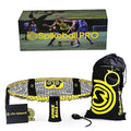 Spikeball Pro Tournament Kit Black & Yellow – Includes Upgraded Net, Spin Balls, Pump & Backpack