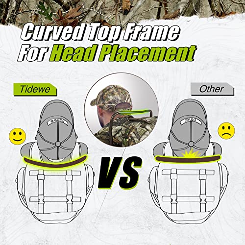 TIDEWE Next Camo G2 Hunting Backpack 90L External Frame Pack for Deer Hunting
