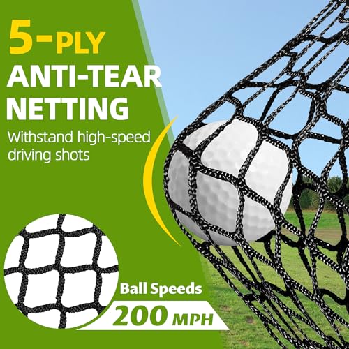 Golf Practice Net 10x7ft Heavy Duty Backyard Chipping & Driving Net with Bag - Variation of THIS listing