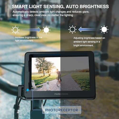 Bicycle Rear View Camera with Zoom & 10-Hour Battery - HD Display
