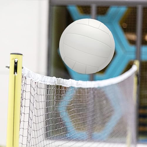 Official Size 5 Volleyball for Indoor Outdoor Play Soft Touch Durable Design with Pump