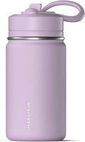 Hydrapeak Mini 14oz Insulated Water Bottle - Stainless Steel with Straw Lid | Blush Color