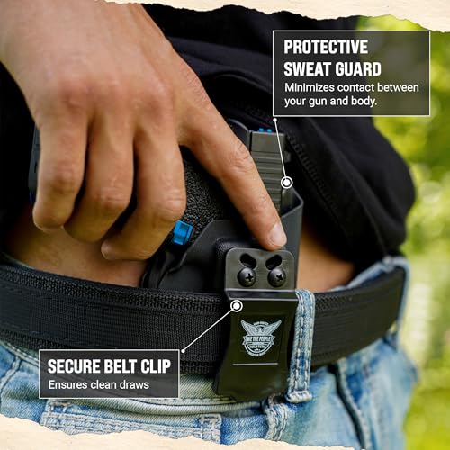 Inside Waistband Concealed Carry Holster for Smith & Wesson M&P Shield M2.0 Plus 9mm .40 RDS - Right Hand