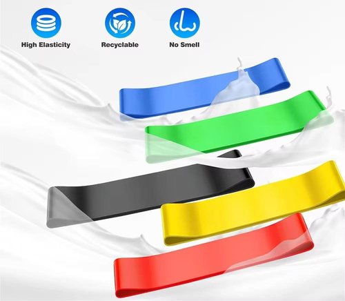 Heavy Duty Resistance Bands for Working Out – Elastic Exercise Bands for Home Gym, Pull Up Assist, Physical Therapy – Includes Carry Bag for Convenient Storage