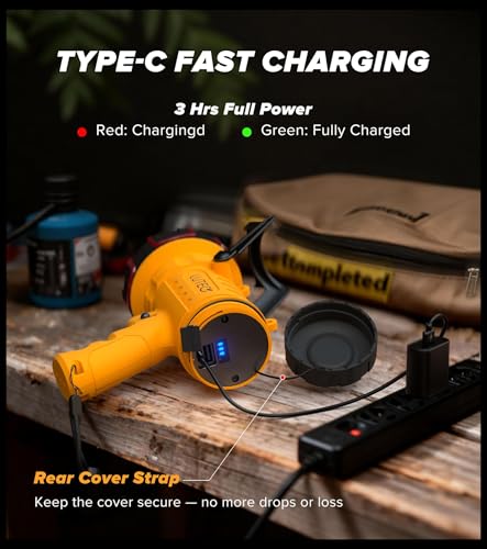 LUTEC 2 Pack Rechargeable 1,000,000LM Waterproof Spotlight with Red Filter, Foldable Stand & 4 Modes (Orange)