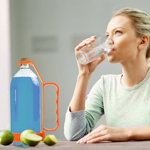DECHOUS Plastic Soda Bottle Beverage Handle for Outdoor Easy Carrying - Bottled Beverage Drink Carrier Grip for Soda Water Bottles
