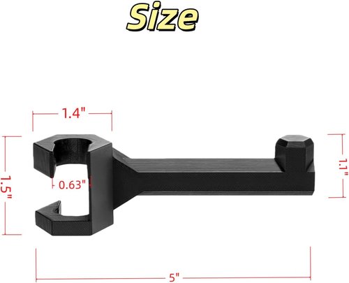 Bow Hanger for Truck & Car - Secure Archery Bow Holder Hook for Vehicle Back Seat