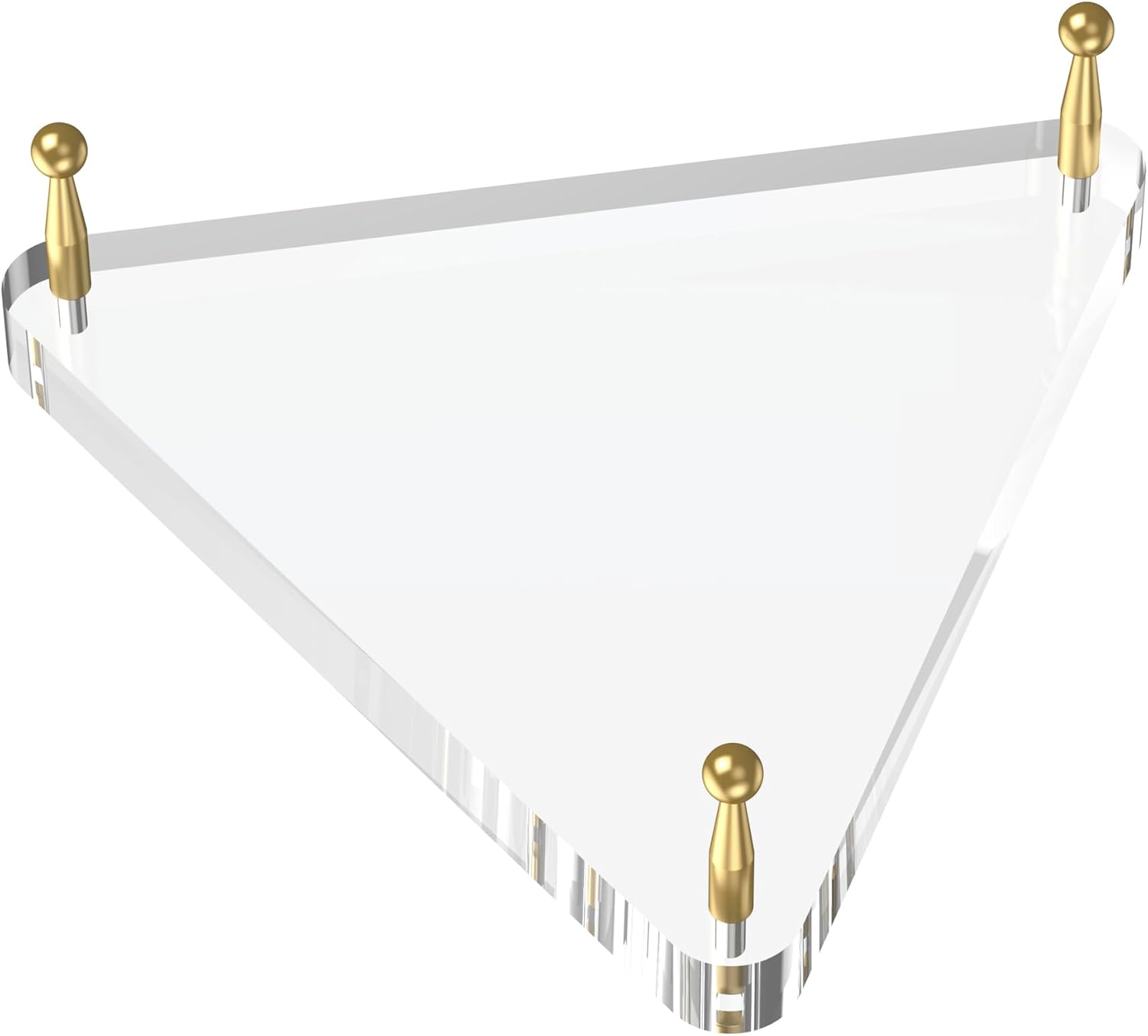SVENJBB Clear Acrylic Ball Holder - Display Basketball, Football, Soccer & Volleyball | 1 Pack with Gold Pegs