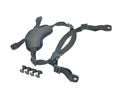 Jadedragon Tactical Helmet Chin Strap/Suspension System with 4 Points Chin Strap with Bolts and Screws for Fast/MICH/ACH/IBH Helmets (Black)