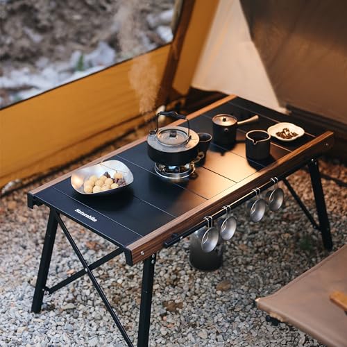 Ultralight Aluminum Camping Table with Foldable Design and IGT System for Outdoor Cooking and Picnic