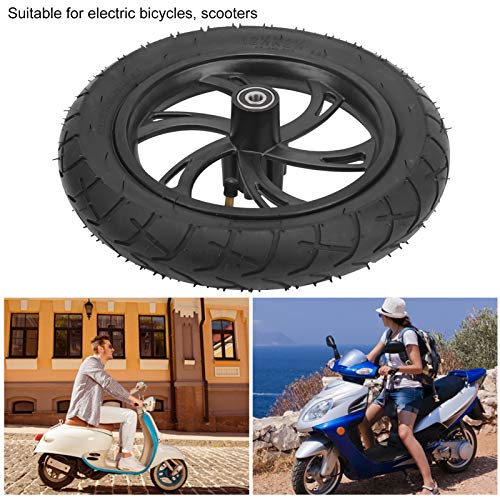 RiToEasysports 12in Wheel Tire, 12in Electric Scooter Tire with Wheel Hub Rubber Tyre Replacement 12 1/2X2 1/4 10Hole 12Mm