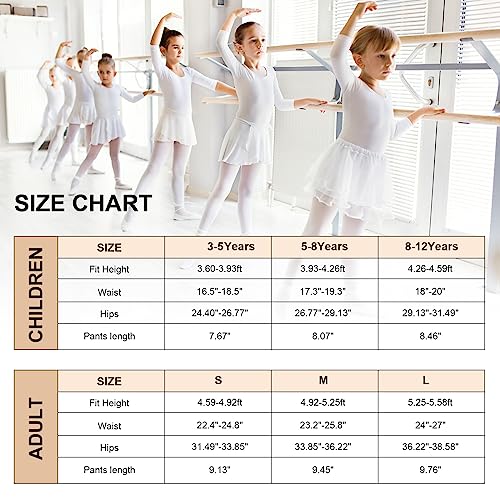 Girls Dance Gymnastic Briefs Underwear Nude 8-12 Years Pack of 3