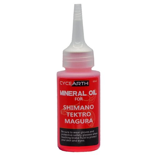 CYCEARTH Bicycle Bleed Kit for Shimano Hydraulic Brakes 60ml Mineral Oil Fluid Bleeding Tool