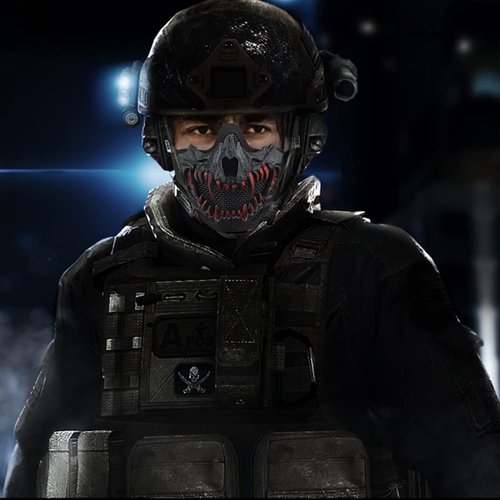 Yzpacc Airsoft Half Face Masks Tactical Face Protection Mesh Mask for Halloween Paintball CS Hunting