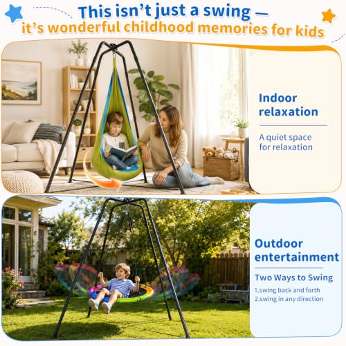 Heavy Duty Swing Stand - X-Shaped Sensor Swing Frame 350lbs Capacity