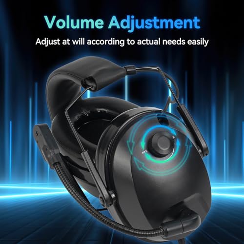 Retevis Two Way Radio Headset with Mic Noise Reduction 2 Pack