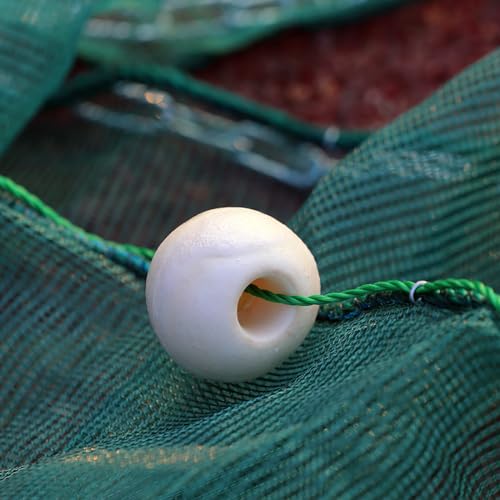 6M Collapsible Crawfish Trap Fish Net with Float & Chain - Portable Crab & Shrimp Catcher