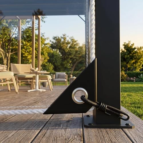 Heavy Duty Waterproof Clear Tarpaulin 8x16ft PVC Plastic Tarp with Rustproof Grommets
